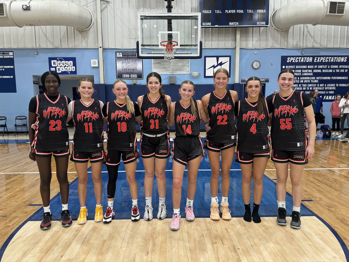 Great first day for our 17U Inferno! Lookin' tough in the new unis too 😎 @Elite40League @Ohio_Basketball #wisconsinblaze #beyourbest #betheflame🔥