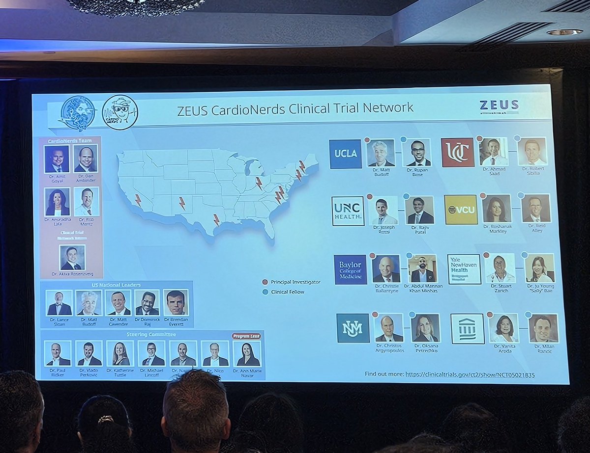 Incredible to see the impact of the @CardioNerds Clinical Trial Network on the ZEUS trial in pairing equitable recruitment with professional development. So proud of this extraordinary group! #ACC24