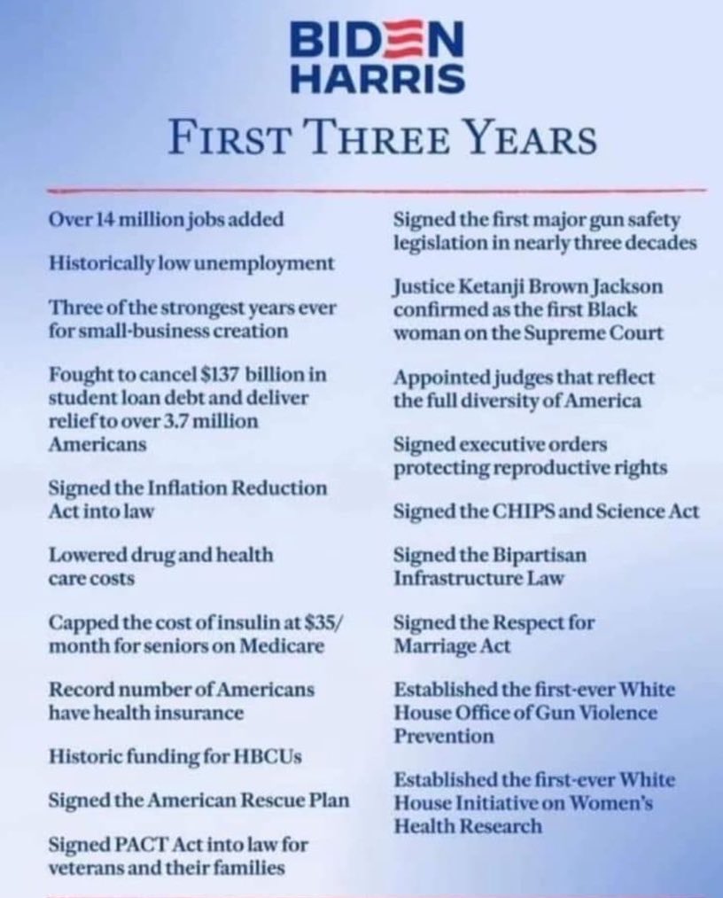 @joqween Republicans in the House have an approved Bi-Partisan Immigration bill but are terrified to bring it to a vote for fear of Biden signing it and getting credit for solving the border problems in an election year Together with the rest of Biden's successes = no republican wins 24'