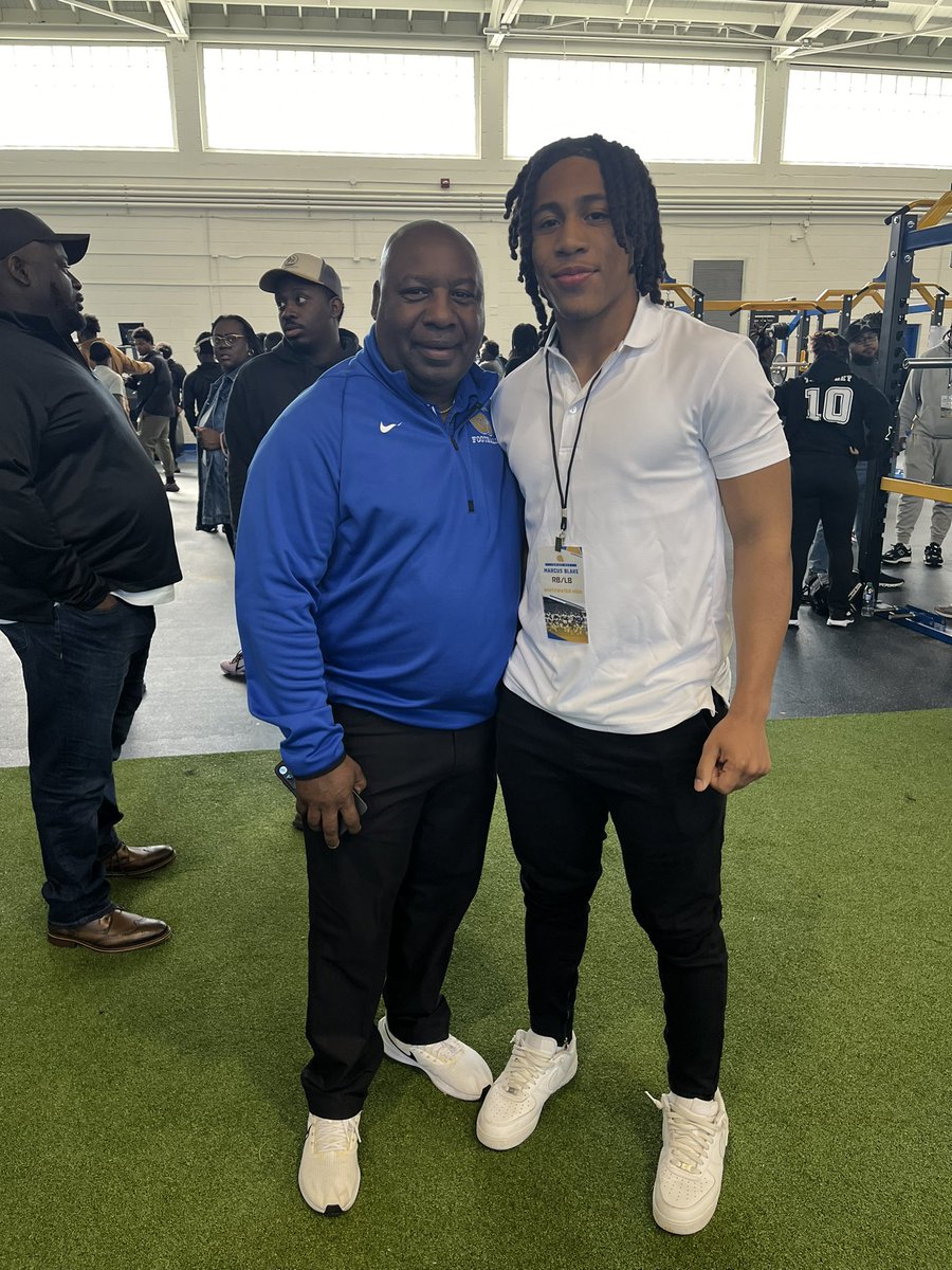 I had a great visit with Albany State University (ASU) today, thank you for your hospitality @CoachQGray @noblekelly142 @coleman_latrece and @ASUGoldenRamsFB staff and coaches. I enjoyed the tour and watching the game. I’m looking forward to visiting again. @coachcfrazier…