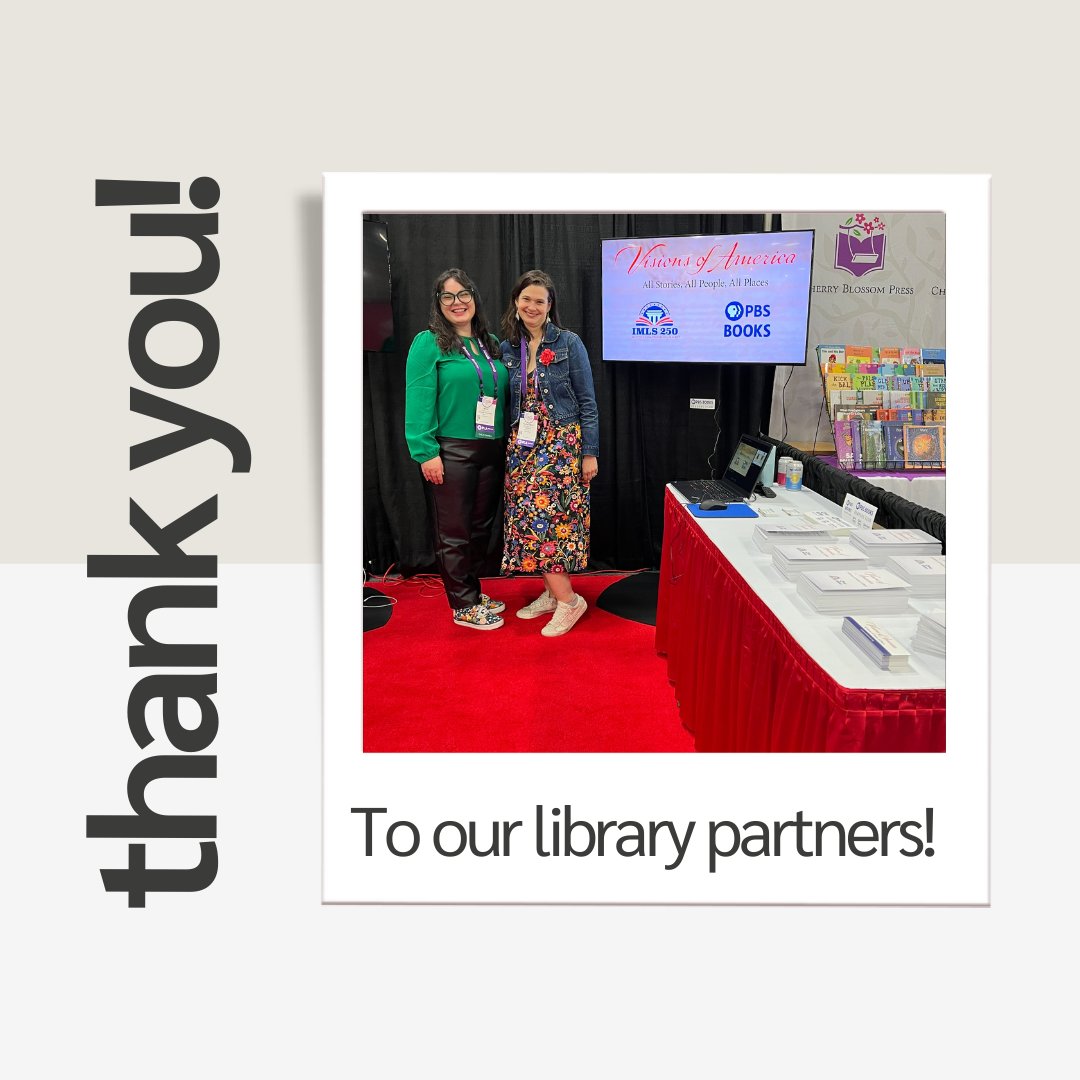 It's National Library Day! We want to send a huge thank you to all of our library partners for being incredible forces for literacy. We enjoyed connecting with many of you at the @ALA_PLA Conference and can't wait for the next chance to get together and do great work.