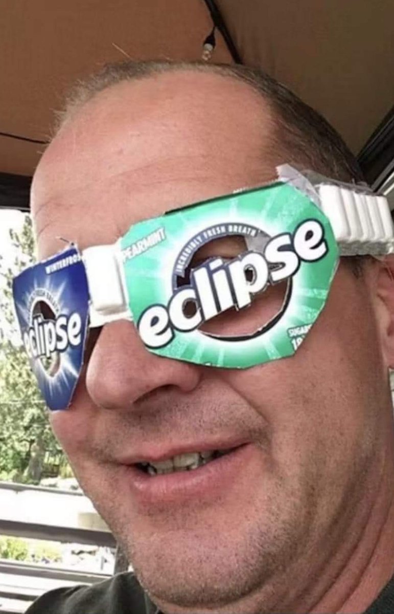 Made my own glasses for Monday's solar eclipse