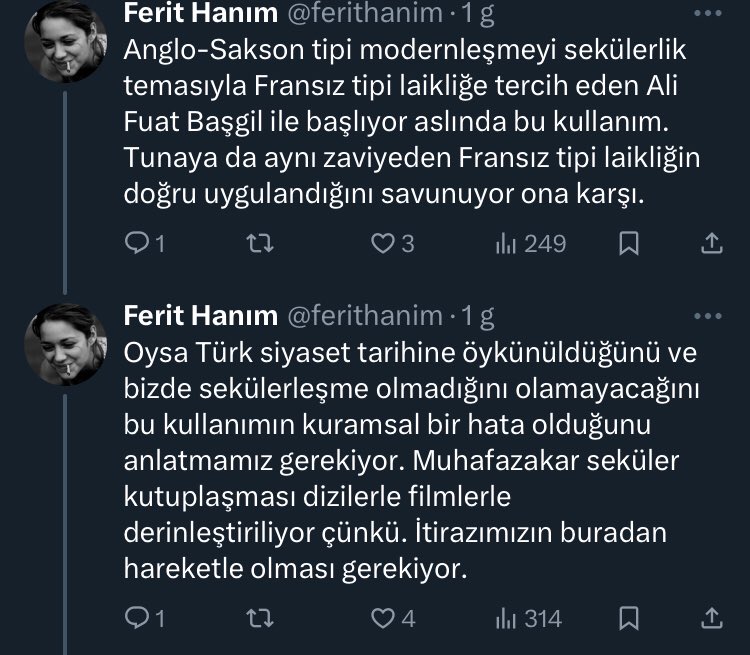 Sekülerlik-muhafazakârlık kutuplaştırması üzerine üç not, bir yorum.