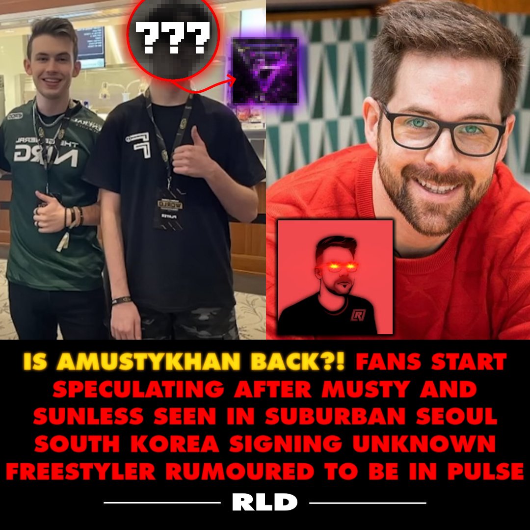 rocketleaguedaily (@daiiyrocket) on Twitter photo Is this even real?! <a href="/amustycow/">musty ๐ฎ</a> and <a href="/SunlessKhan/">Sunless</a> is STEALMAXXING from <a href="/the_pulse_clan/">Pulse Clan</a>'s roster after reportedly signing one of their freestylers for a new team... Is AMUSTYKHAN back?!?!
Follow for more Rocket League news coverage! ๐๐ฅ
#rocketleague #news Is this even real?! <a href="/amustycow/">musty ๐ฎ</a> and <a href="/SunlessKhan/">Sunless</a> is STEALMAXXING from <a href="/the_pulse_clan/">Pulse Clan</a>'s roster after reportedly signing one of their freestylers for a new team... Is AMUSTYKHAN back?!?!
Follow for more Rocket League news coverage! ๐๐ฅ
#rocketleague #news