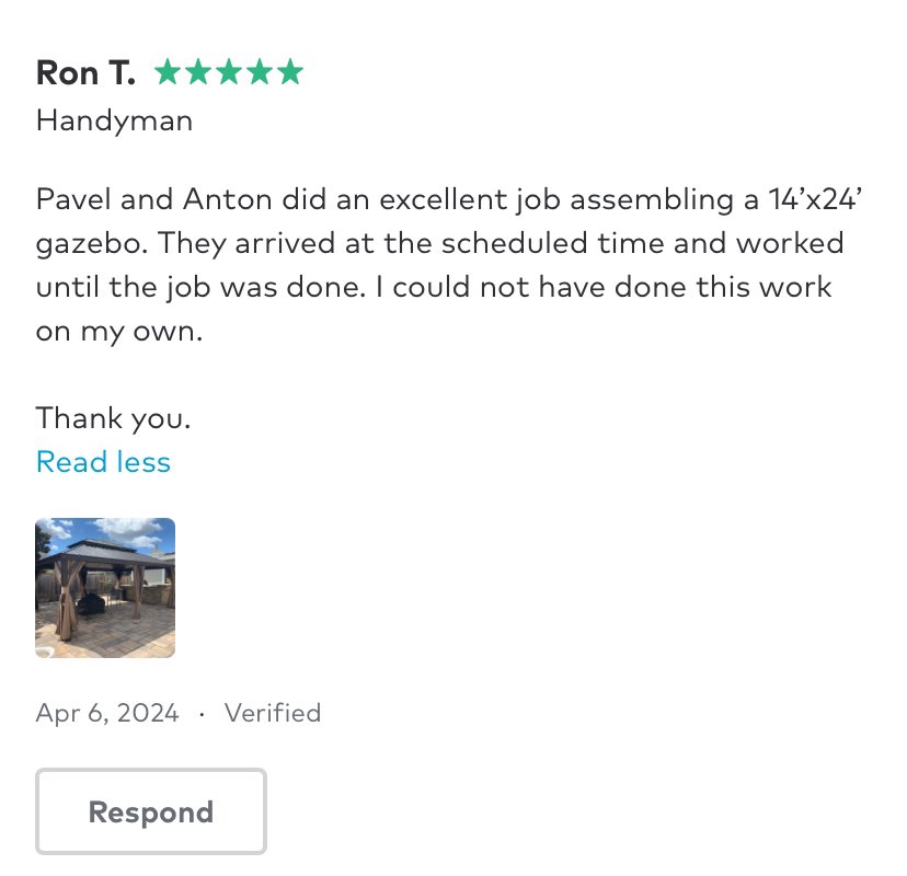 + 1 more satisfied client 🥰 We are very glad that we bring our work not only an improvement in space, but also a great mood 🙌 #SanFrancisco #SanJose #SiliconValley #Berkeley #CastroValley 

If you need the best solution for construction / repairs - write to (323) 849 - 0195