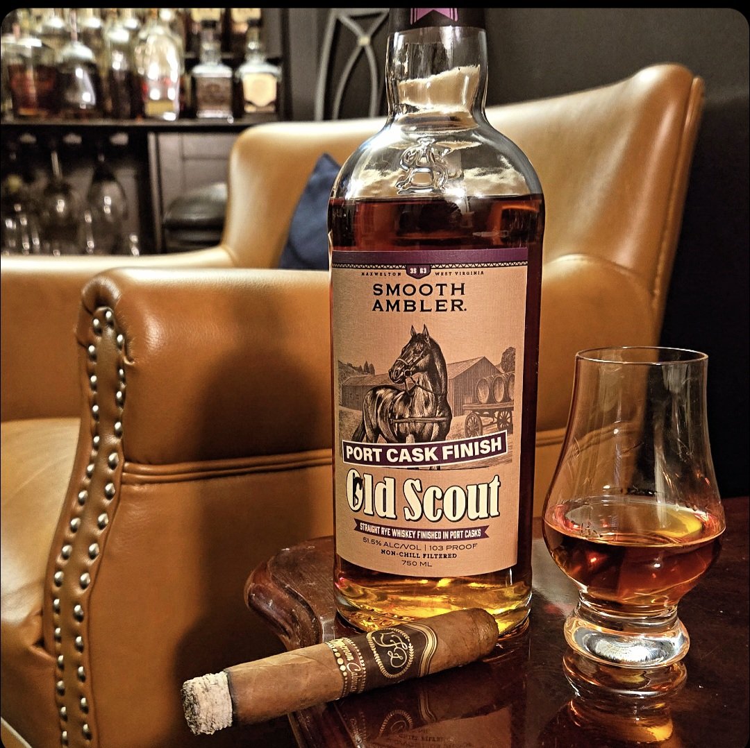 Final four pairing. LFD Cameroon paired with Old Scout Port Cask.