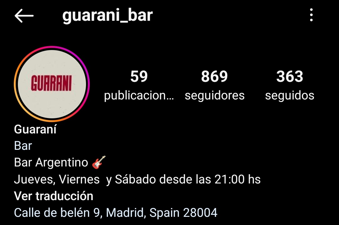 QUEEEEEEE???!!!?! Como que en España hay un bar que se llama Guaraní y ponen como descripción bar ARGENTINO????!!! QUE CARAJOS esto ya es robo de identidad de un país entero <a href="/GuaraniBar/">Guaraní Bar</a>
