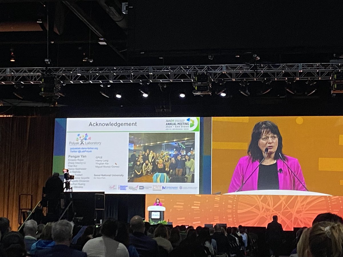 The @CR_AACR Senior Editor Dr. Nelly Polyak @LabPolyak gave a great plenary talk at #AACR24 on drivers of age-related increase in breast tumorigenesis.