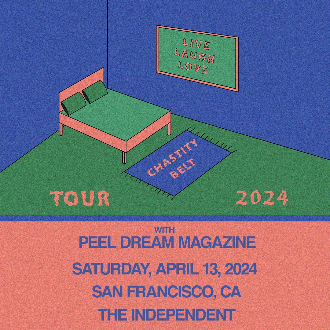 😍We’ve got a pair of tickets to see <a href="/CHAST1TYBELT/">𝑪𝑯𝑨𝑺𝑻𝑰𝑻𝒀 𝑩𝑬𝑳𝑻</a> w/ <a href="/peeldreamzine/">Peel Dream Magazine</a> on Saturday, April 13th at <a href="/indysf/">The Independent</a>!
Follow us &amp; Retweet for a chance to win!
21+ only show.
