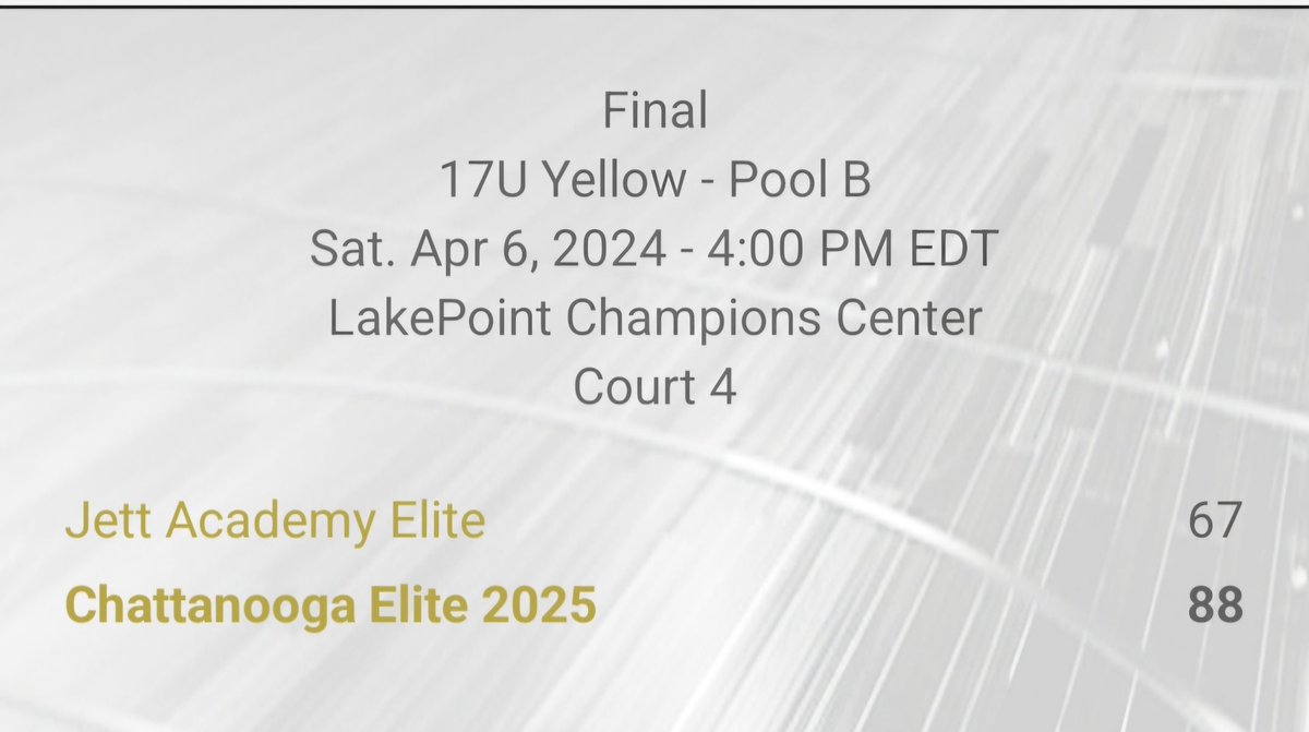 Chatt Elite - Team K&T (@chattelitekt) on Twitter photo <a href="/ChattElite/">Chattanooga Elite Basketball</a> 2025 moves to 1 - 1 <a href="/RYZEHoops/">RYZE Hoops</a> #HundredSeriesI.
<a href="/EliGaines15/">Eli Gaines</a> 24p, 7r, 2a, 2s
<a href="/Caiden_B28/">Caiden Bauldwin</a> 20p, 16r, 7a, 4s, 1b
<a href="/AdariusBrewste1/">Adarius Brewster</a> 16p, 3r, 2s, 1b
<a href="/JaylenRice23/">Jaylen Rice</a> 12p, 5r, 5a, 3s
<a href="/kobey2jones/">Kobey jones</a> 12p, 12r, 2a, 2s, 2b
#BeElite #LeaveNoDoubt <a href="/ChattElite/">Chattanooga Elite Basketball</a> 2025 moves to 1 - 1 <a href="/RYZEHoops/">RYZE Hoops</a> #HundredSeriesI.
<a href="/EliGaines15/">Eli Gaines</a> 24p, 7r, 2a, 2s
<a href="/Caiden_B28/">Caiden Bauldwin</a> 20p, 16r, 7a, 4s, 1b
<a href="/AdariusBrewste1/">Adarius Brewster</a> 16p, 3r, 2s, 1b
<a href="/JaylenRice23/">Jaylen Rice</a> 12p, 5r, 5a, 3s
<a href="/kobey2jones/">Kobey jones</a> 12p, 12r, 2a, 2s, 2b
#BeElite #LeaveNoDoubt