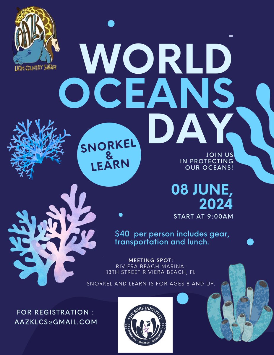 For more information and to register please email us at aazklcs@gmail.com.
#aazklcs #oceanconservation #ocean #Conservation