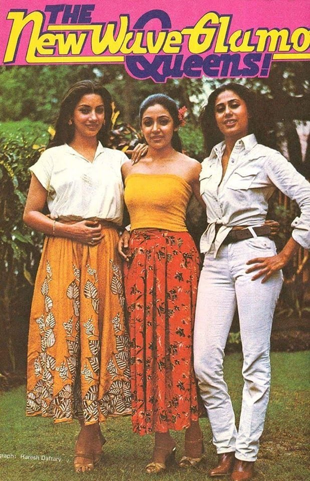 Wow!! Treasure ❤️
Three Genius in one frame….@AzmiShabana 
#Deeptinaval #Smitapatil #Icons #IndianFilmIndustry #HindiCinema