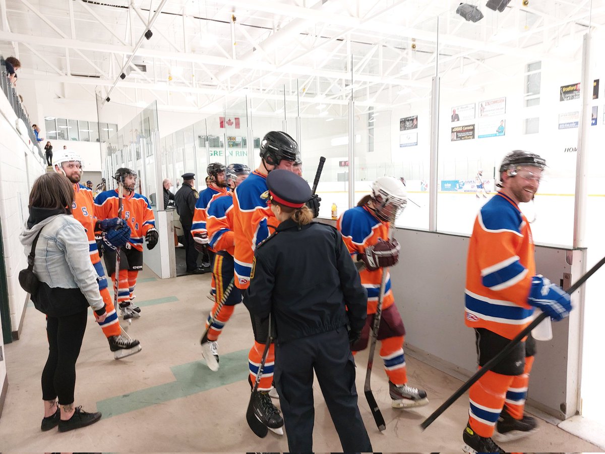 Deputy Sutton looking for anyone interested in putting the puck in net