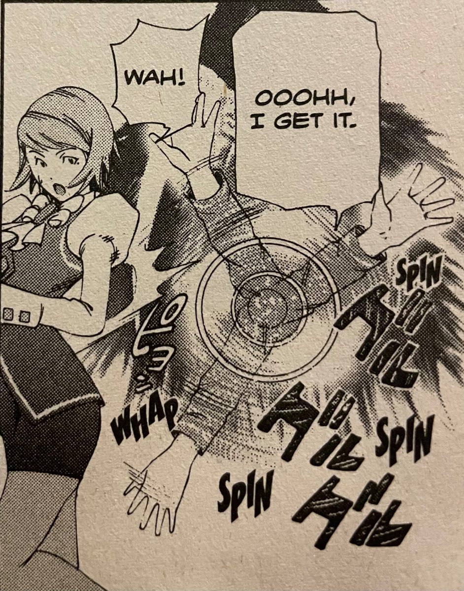 #AceAttorney

”WHAP” will forever be one of the most unfortunate word placings I’ve seen in a localized manga

It legit makes it look like Phoenix hit somewhere else rather than Franziska’s back 💀