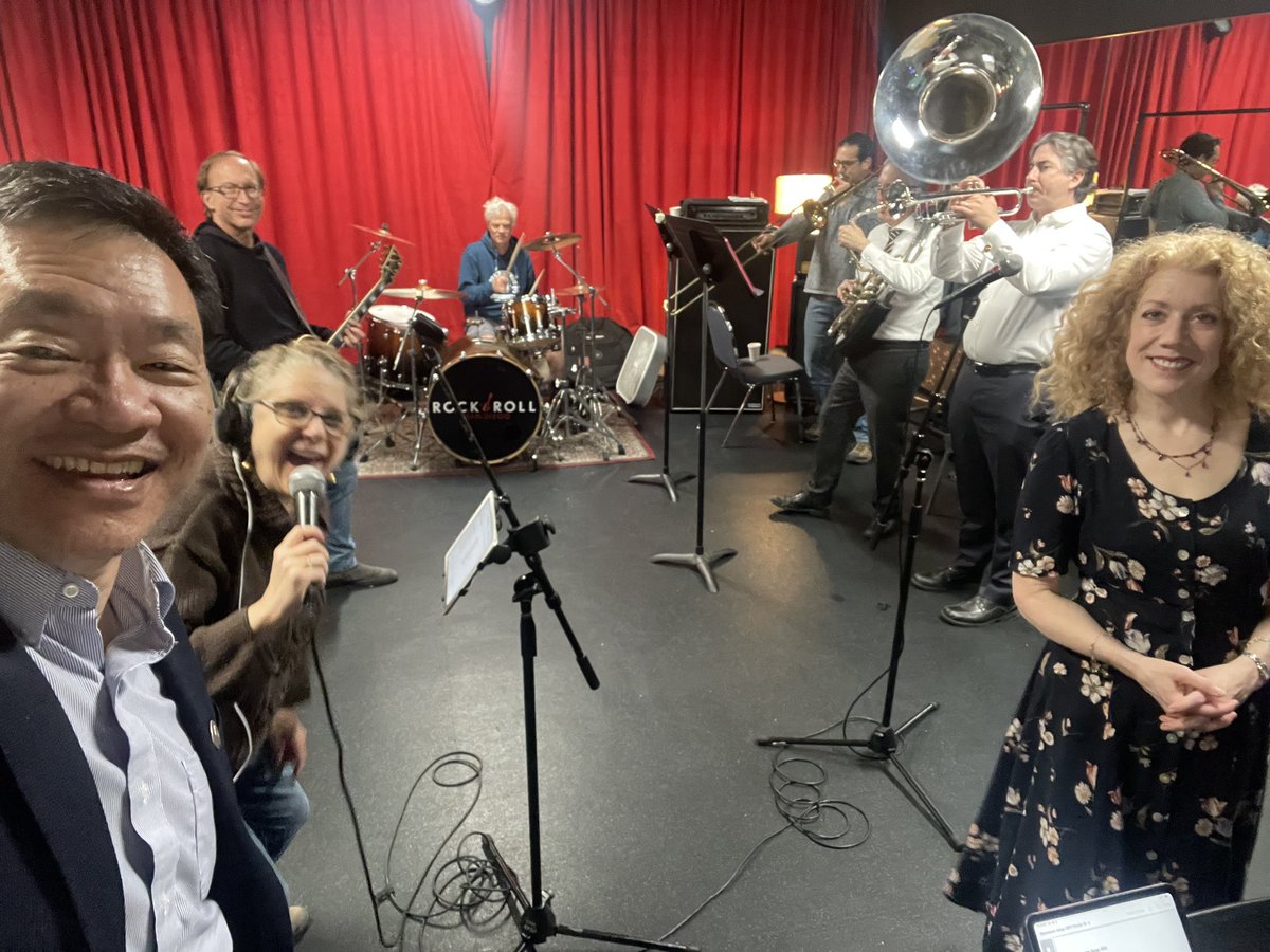 Had so much fun practicing with The CheckPoints last night getting ready for our Sunday concert at #AACR24! @sitcancer @FerranPrat5 @RPachynski @BReinfeld @jasonlukemd @JimAllisonPhD @PamSharmaMDPhD @AACR