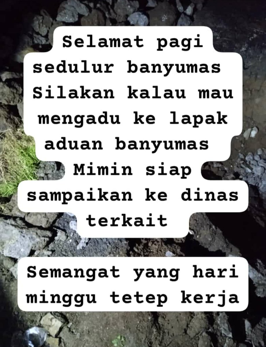 Aduan Banyumas tweet media