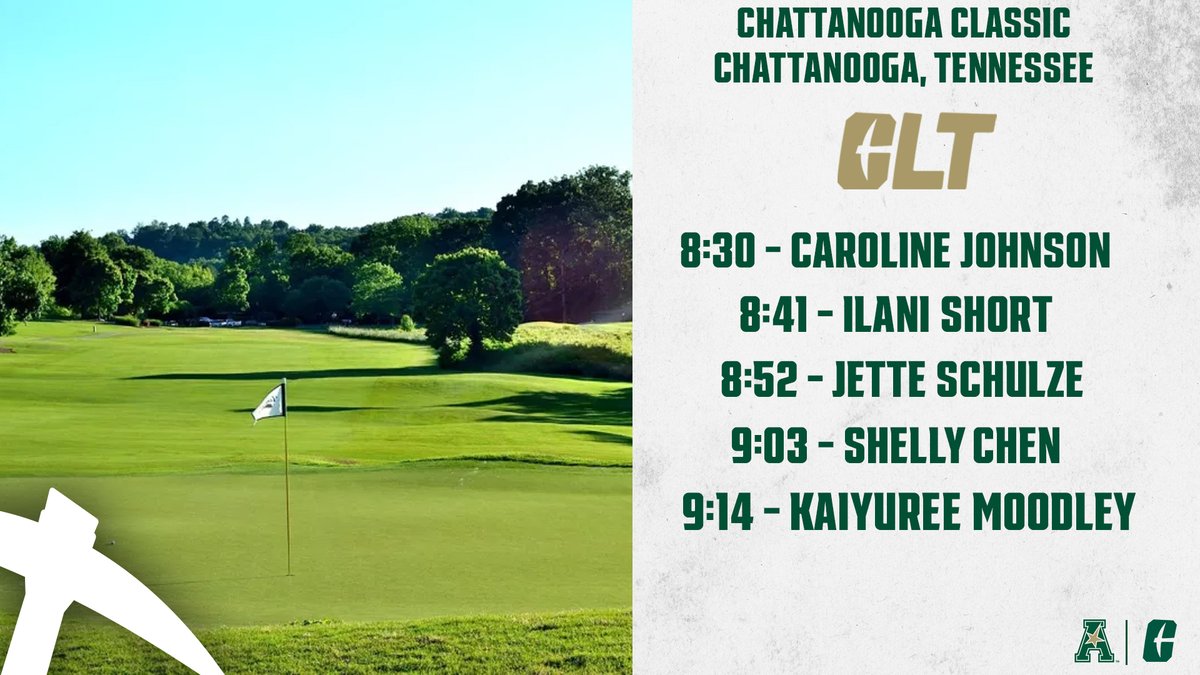 The Niners tee off tomorrow morning at the Chattanooga Classic! LIVE SCORING ⛳️: bit.ly/3VOwWPz #GoldStandard⛏️