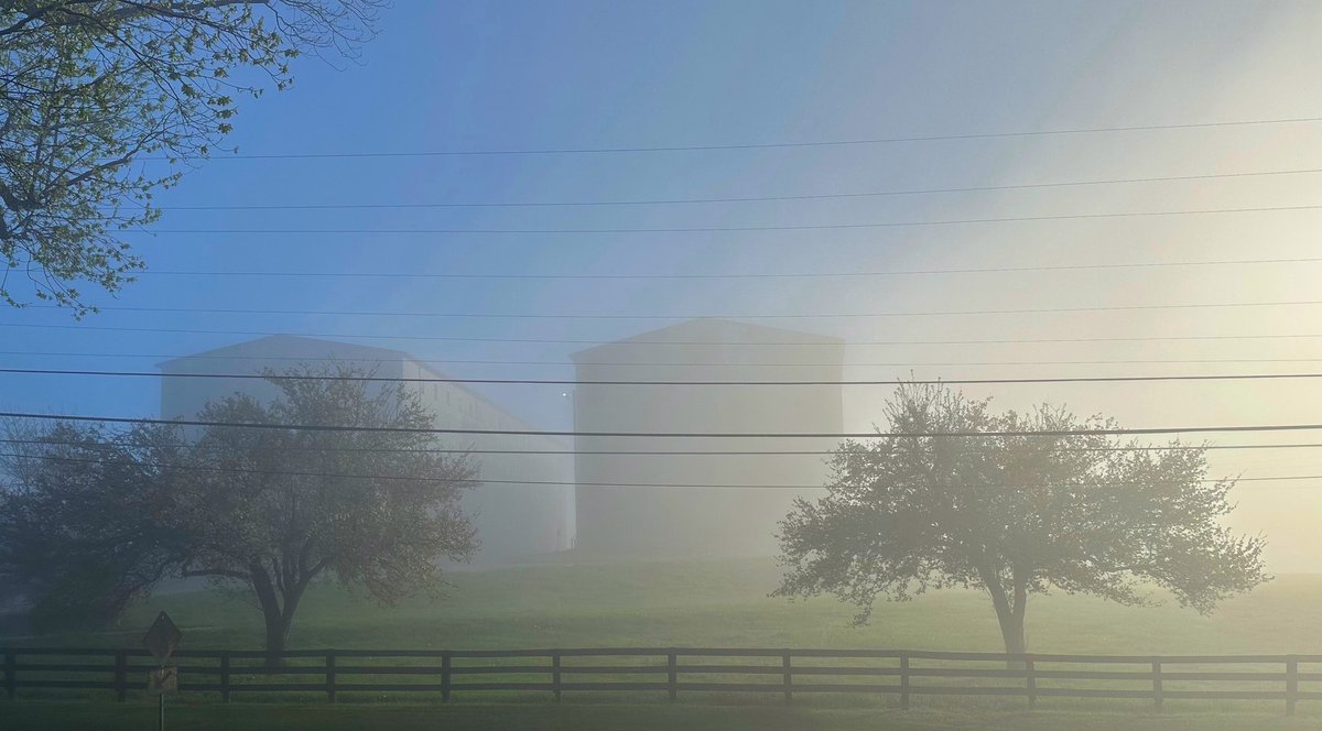 The fog made for a beautiful start to the day at @WildTurkey today! #Kentucky #BourbonTrail #KentuckyBourbon #Bourbon #BourbonWhiskey