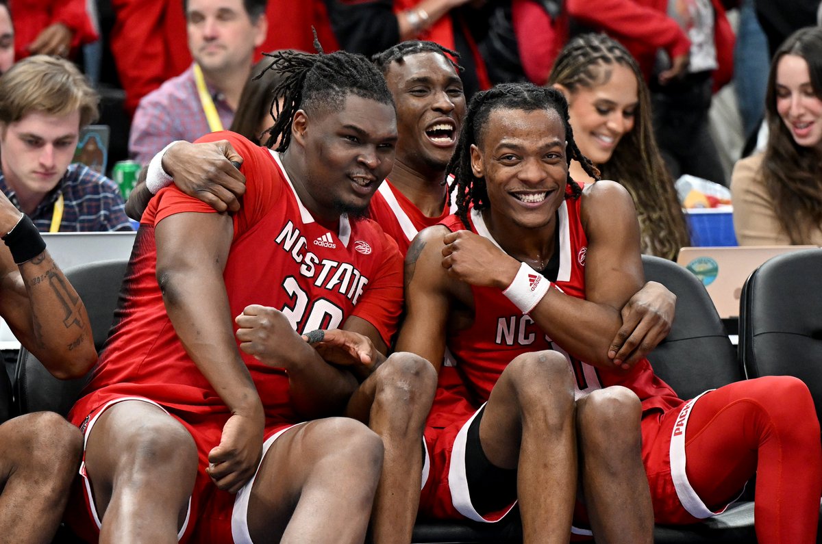 Shoutout to the N.C. State Wolfpack: - Ended the season 17-14 with four straight losses - Won 5 games in 5 days to win the ACC Tourney - Beat rivals UNC & Duke (twice) during their run - Made the Final Four for the first time since 1983 - In total, 9 straight elimination game…