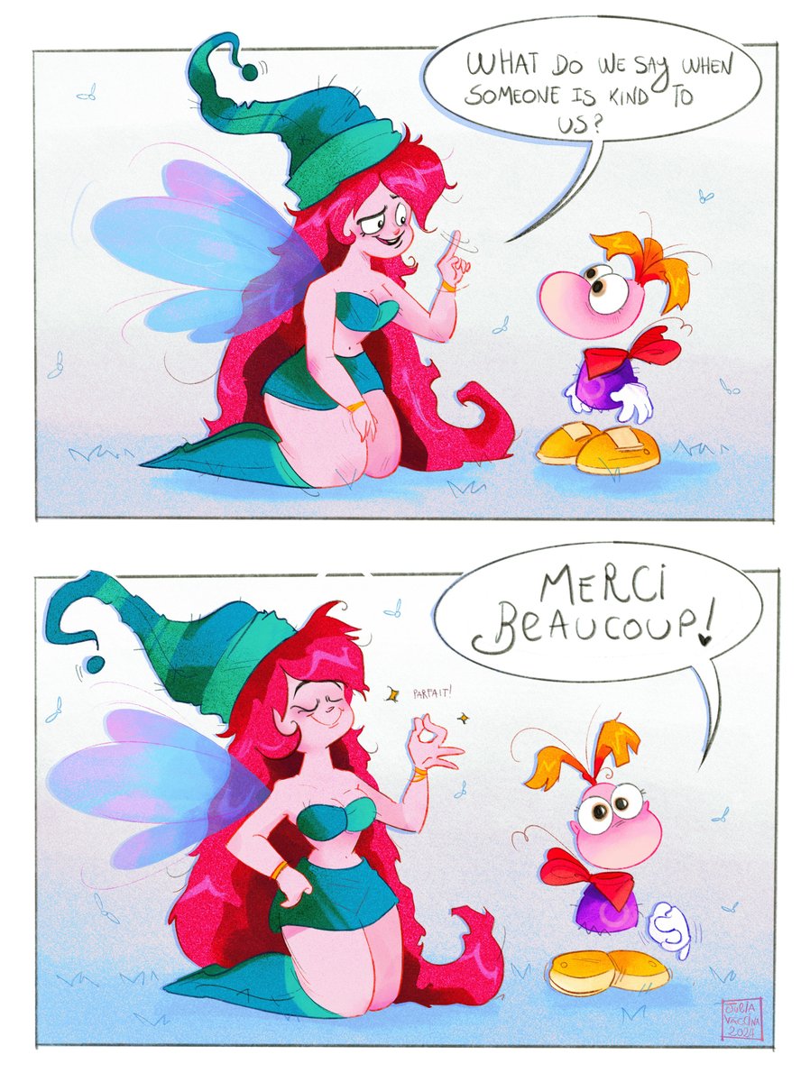 Smol bilingual Rayman ...?👀🧚‍♀️