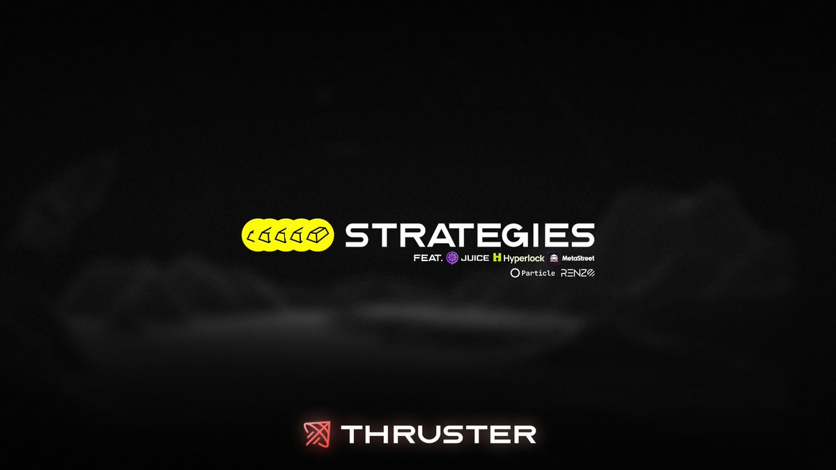 It’s the weekend, but the alpha don’t stop. Learn more about Thruster’s users’ favorite farming strategies to maximize their Blast Gold. Let's dive in & explore how power users are maximizing yield and stacking Points to secure an early stake in the @Blast_L2 eco! Curious? Read…