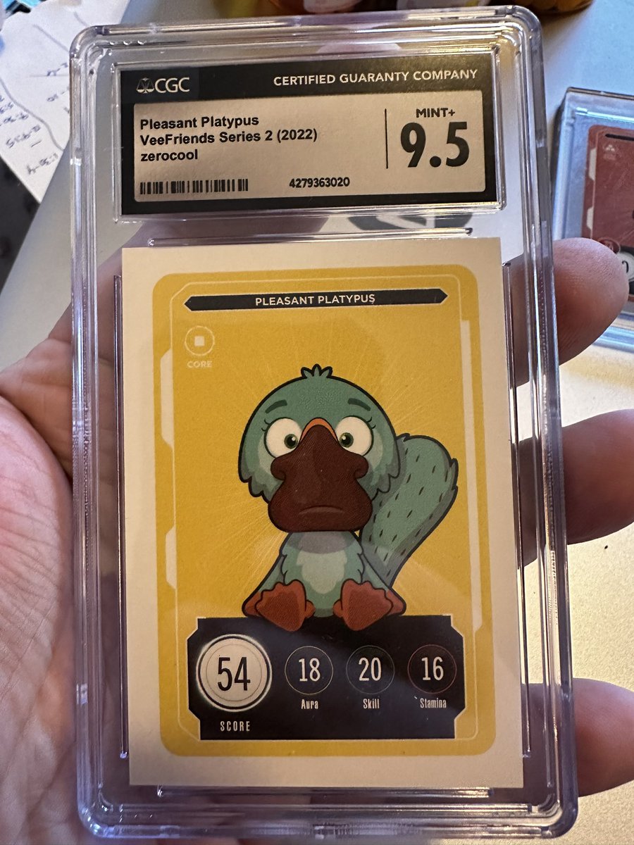 spezoinks's tweet image. Started my @veefriends collector card collection thanks to @garyvee and team graciously giving to newcomers on @Fanatics live. Scored a GOO and a 11 of 100. Love the new cards. #VeeFriends