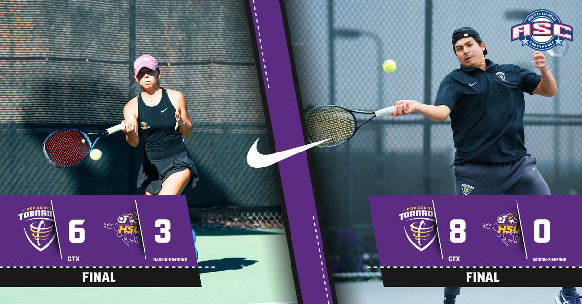 CTX Tennis Gets it Done!!🤝😤

The men and women both defeated Hardin-Simmons in an ASC Saturday matchup!

#TornadoNation🌪️