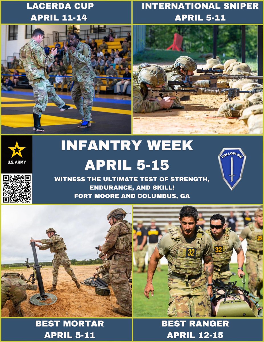 It’s finally happening! #InfantryWeek @MCoEFortMoore