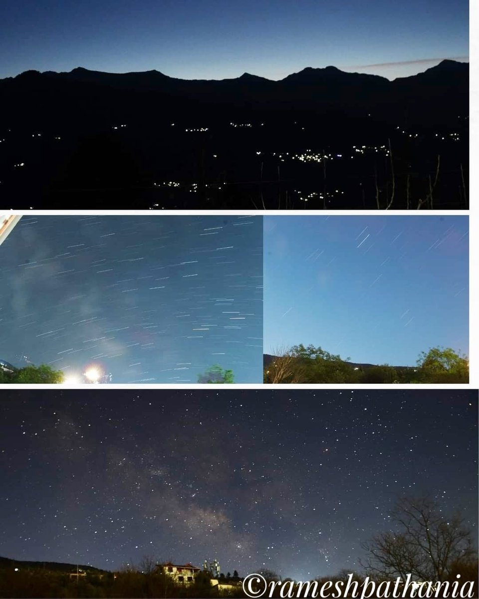 Early morning, late evening sky is full of romance. Did some star gazing today when half the valley was asleep. #hills #mornings #startrails #Sunday #earlyrisers #photography #nature #stargazers