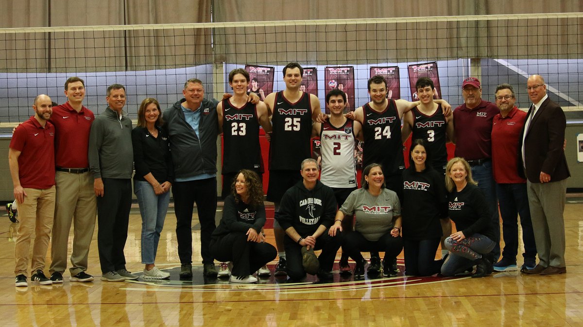 It was a 3-0 win for No. 14 @MITMensVB on Senior Day as the Engineers defeated AIC at Rockwell Cage on Saturday afternoon! #RollTech Recap and stats: tinyurl.com/38ca3fv5
