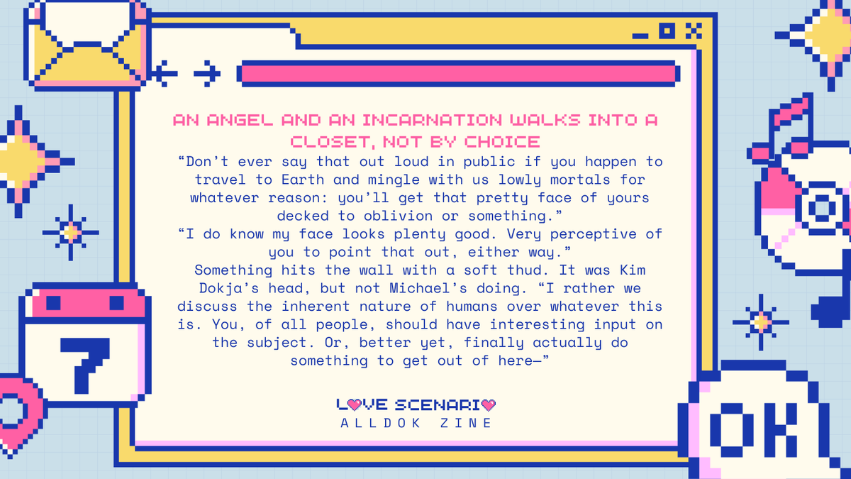 i've had the honor to write for @alldokzine! this is for like 2 other people in this entire planet who likes michadok