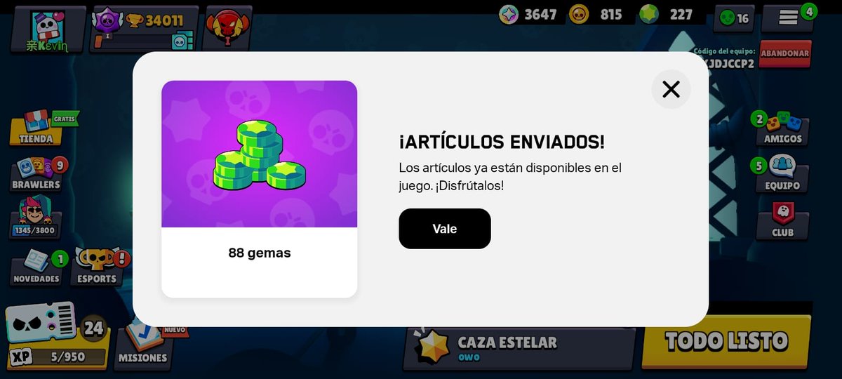 Gabriel_AC69's tweet photo. @Powerbomb24 gracias por el torneo! https://t.co/tc3PVA3kHp