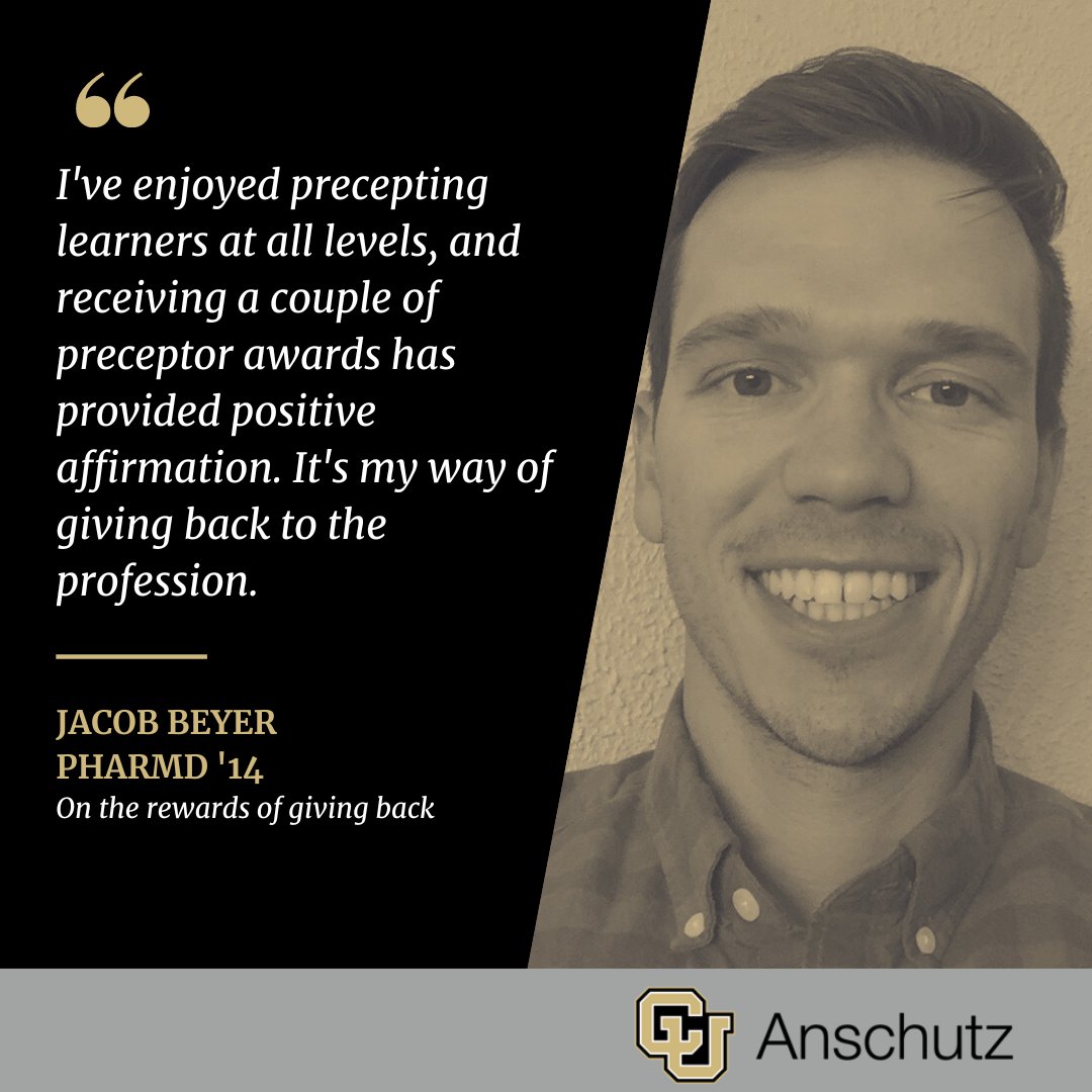 #CUPharmacy alumnus Jacob Beyer, PharmD ’14, reflects on his journey to becoming the critical care clinical pharmacist he is today, his continued pursuit of excellence, and his passion for making a positive impact on patient well-being. Read on for more bit.ly/3U55sUz