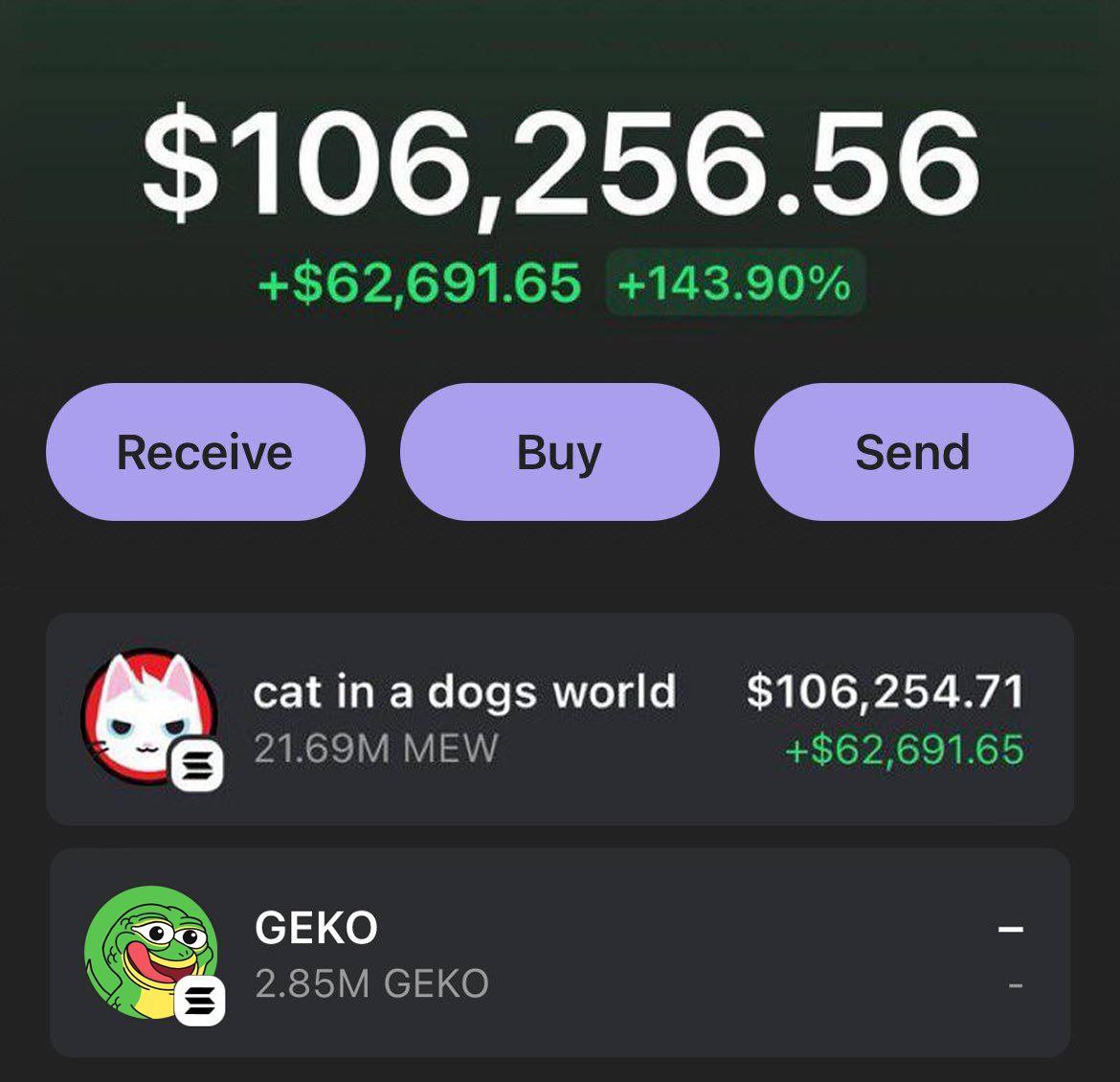 I gave you 140x on $MEW
I gave you 300x on $BRETT
Now I’m giving you <a href="/GekoSolana/">$GEKO</a>. 

As promised I’m GIVING AWAY ($5,000) $SOL to try help some people out

To enter: Like, RT and comment address

The next gem I found is $GEKO, I put my money where my mouth is and participated in