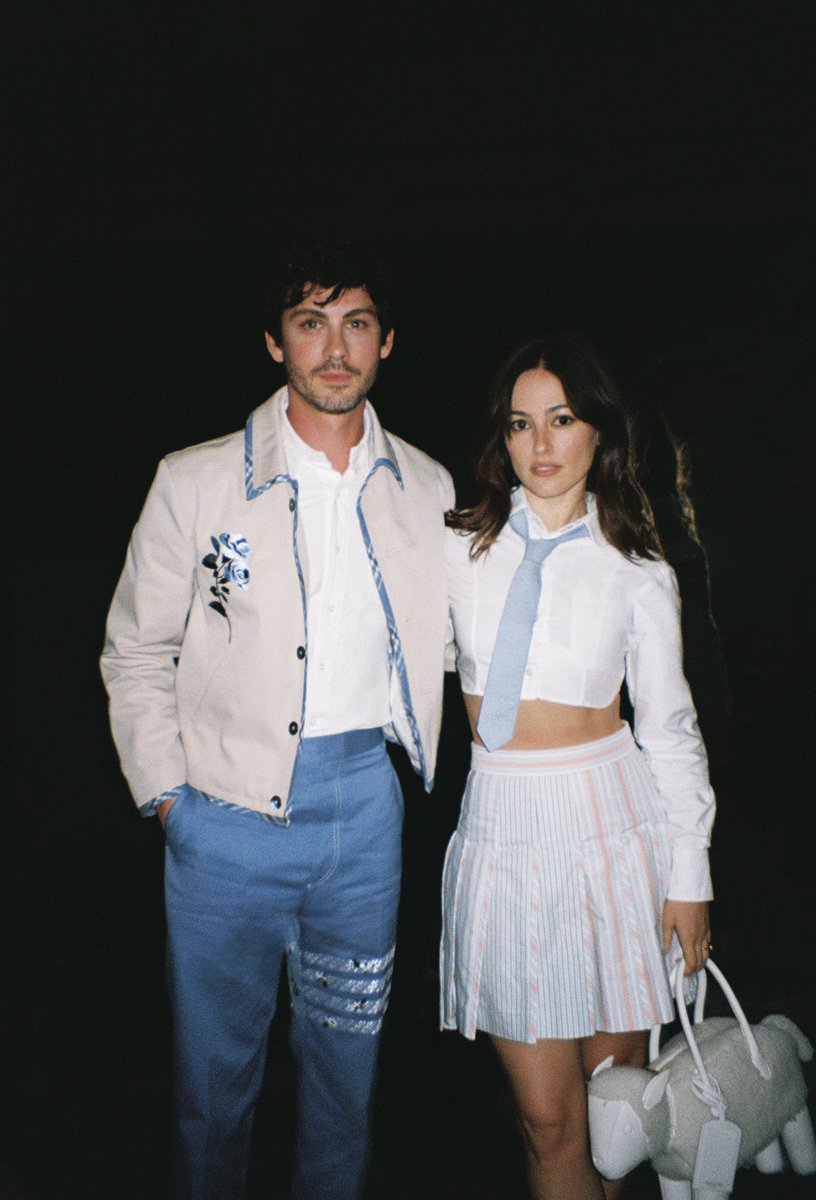 … thom browne family … thom browne welcomes his los angeles family for dinner at mr. chow to celebrate the launch of the saks fifth avenue beverly hills in-store takeover and exclusive capsule collection. @JanelleMonae @LoganLerman @saks #thombrowne #saks