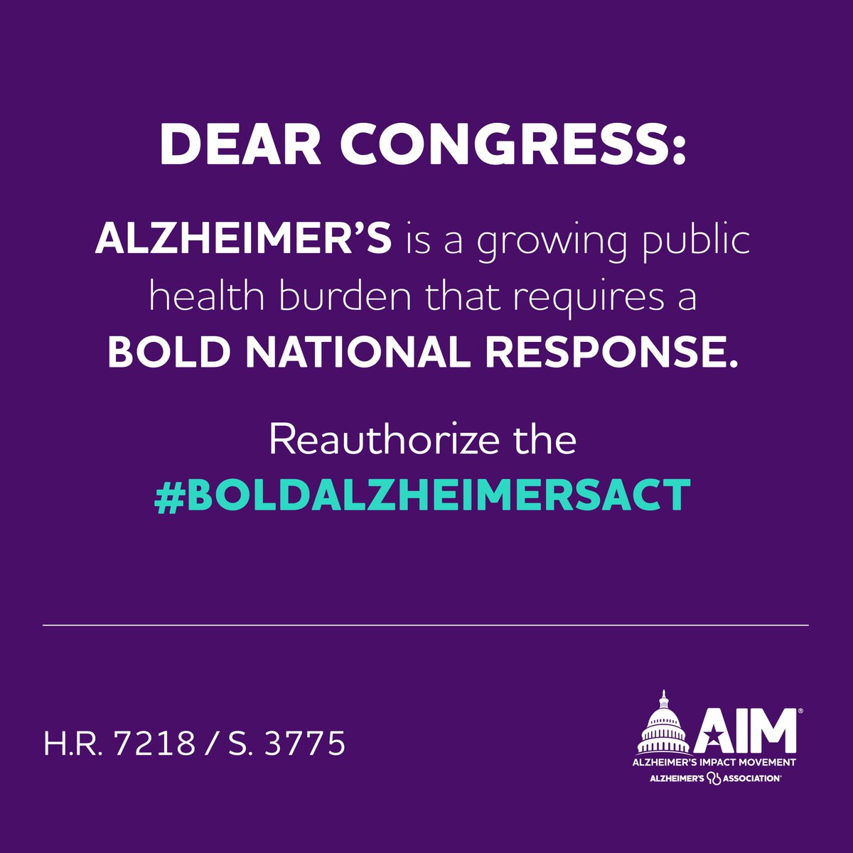 In honor of #WorldHealthDay we join others in recognizing the importance of health equity, and we ask YOU to amplify the voices of our advocates at #alzforum by telling Congress to reauthorize the #BOLDAlzheimersAct. p2a.co/93BIPIB

This law advances health equity by…