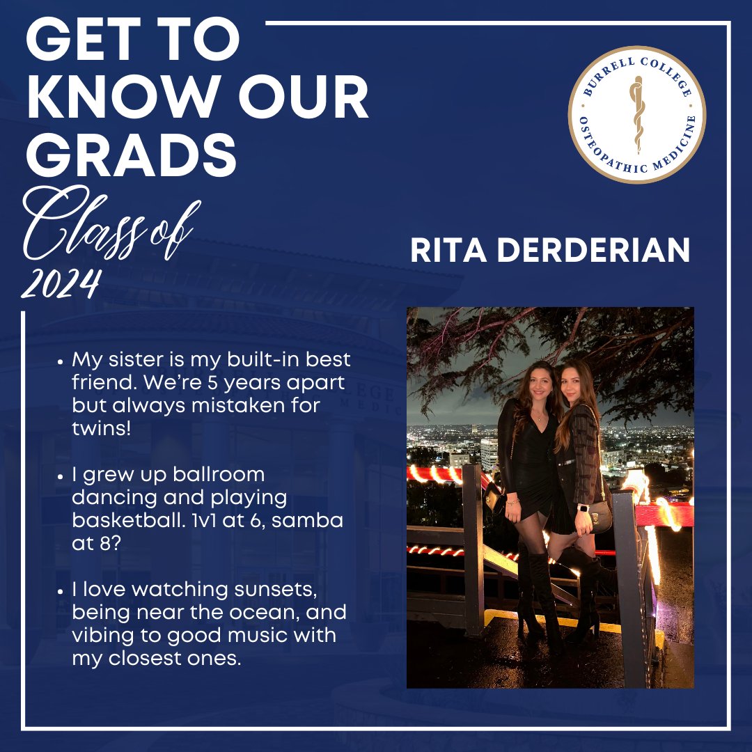 Introducing Rita Derderian, part of our 2024 'Get To Know Your Grad' series! Do you know a graduate who deserves recognition? Nominate them for our 'Get To Know Your Grad' series here: bit.ly/48vHk1p