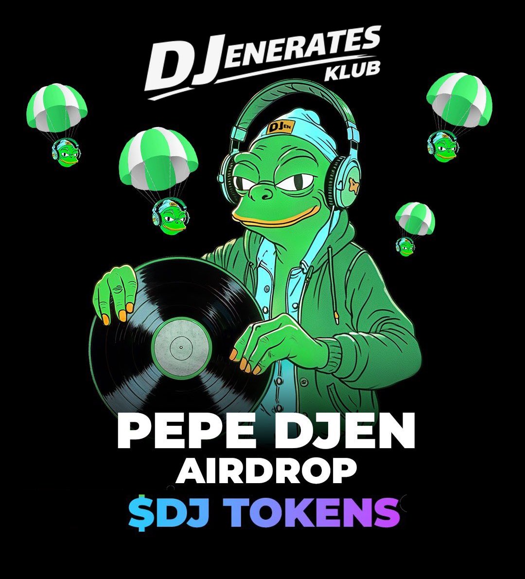 Call out to all OG Djens holding $LAZR on #polygon. You can now submit a swap for PEPE DJEN - $DJ tokens. You have until the 19th of April to claim your $DJ tokens and join the party. 🎉 More info & swap here 👉 gleam.io/2cNlQ/pepe-dje… #airdrop #memecoin