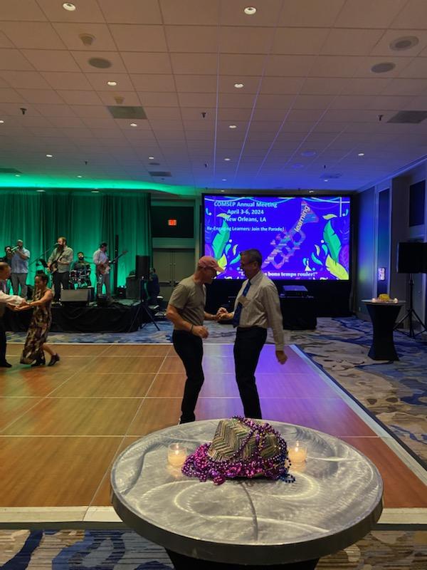 Best part of #comsep2024 was getting asked to dance with none other than Bill Raszka! We had a blast! @COMSEPediatrics @StephRStarr @bzmorgenstern @MedEdKatie