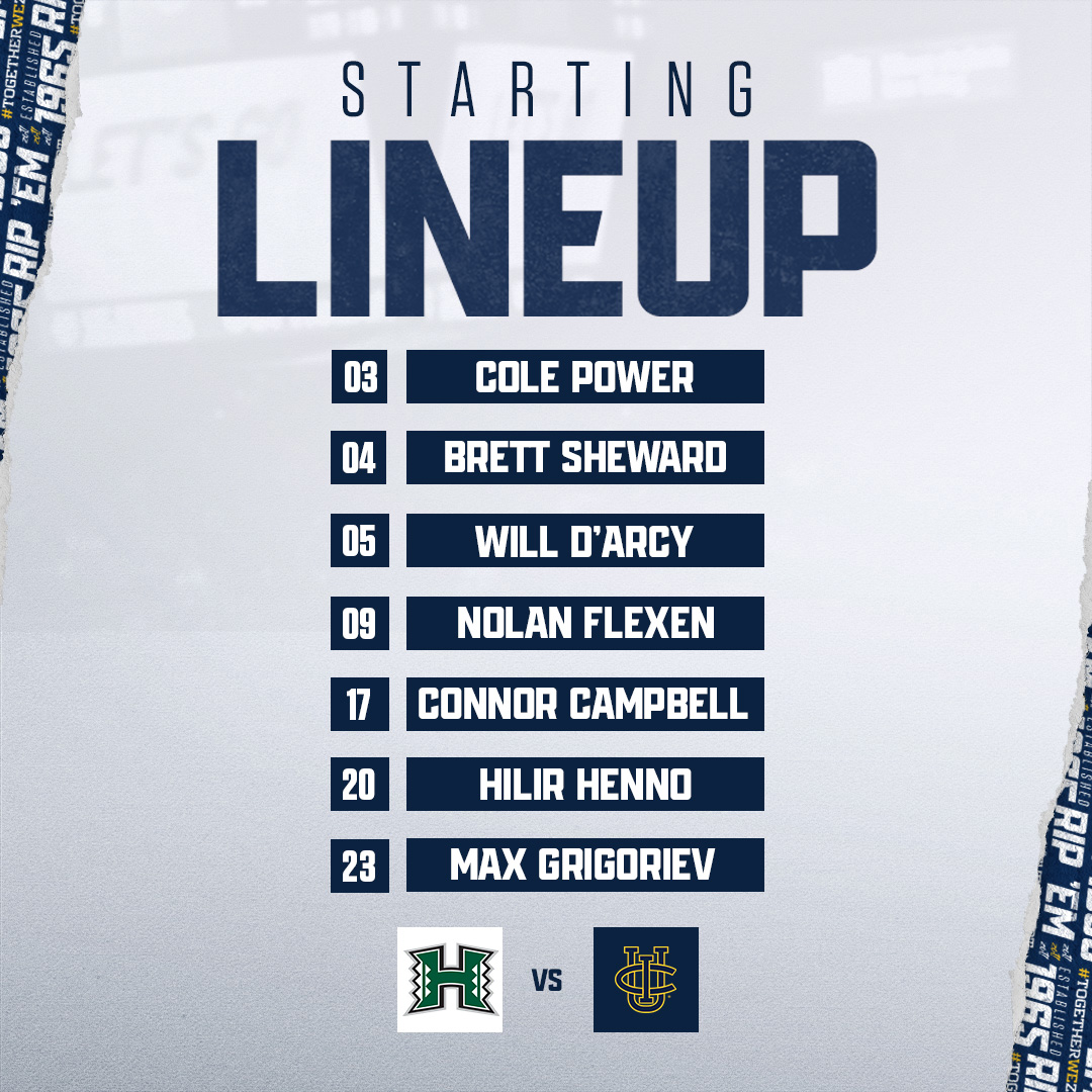 Starters for our second matchup against the Rainbow Warriors. 

#TogetherWeZot | #RipEm | #DefendTheBren