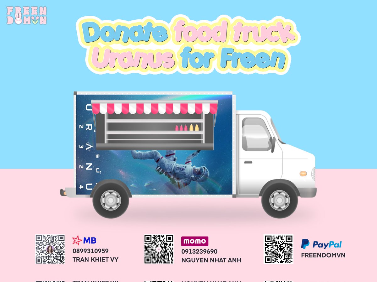 🔥Hello, FreenDom here. 💥

❄According to information, FreenDom is on the list to be made a foodtruck to support Freen in the April 11 Uranus filming.⚡ 

🌊* The money FreenDom received back from the Uranus project previously announced has been sent back because the party…