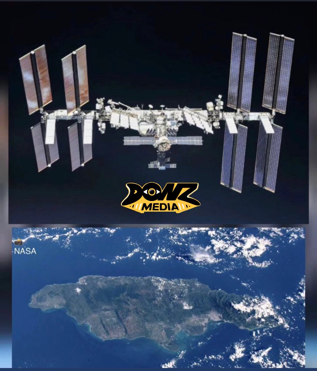 Jamaica featured on NASA satellite 🛰️ #NASA 🇯🇲 #InternationalSpaceStation