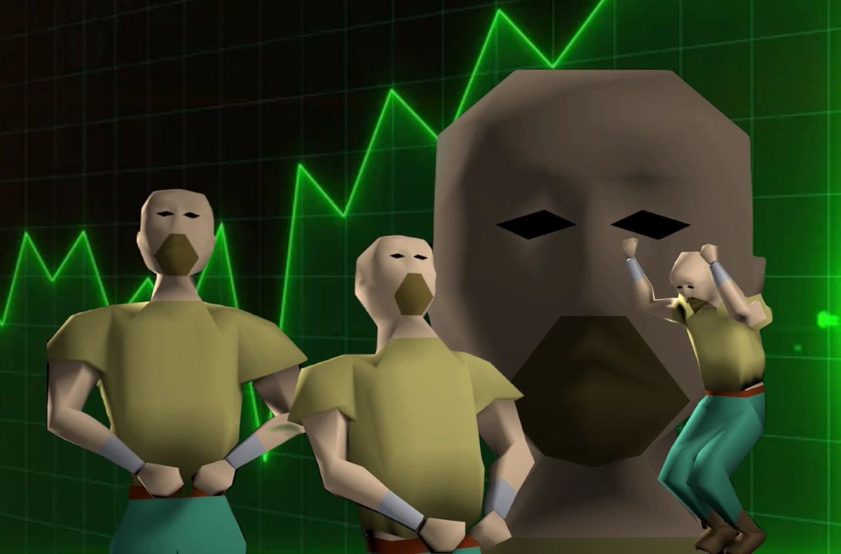 BabyWhaletail's tweet image. @noobwifphat has so much potential. Dev is completely dedicated and community growing organically we just need more eyes. Classic and funny meme play on @RuneScape 

100x potential gem on @base 

0x4759E777320C6122F9A403FcF4d612F8fc2F307E

#memecoins #MemeCoinSeason