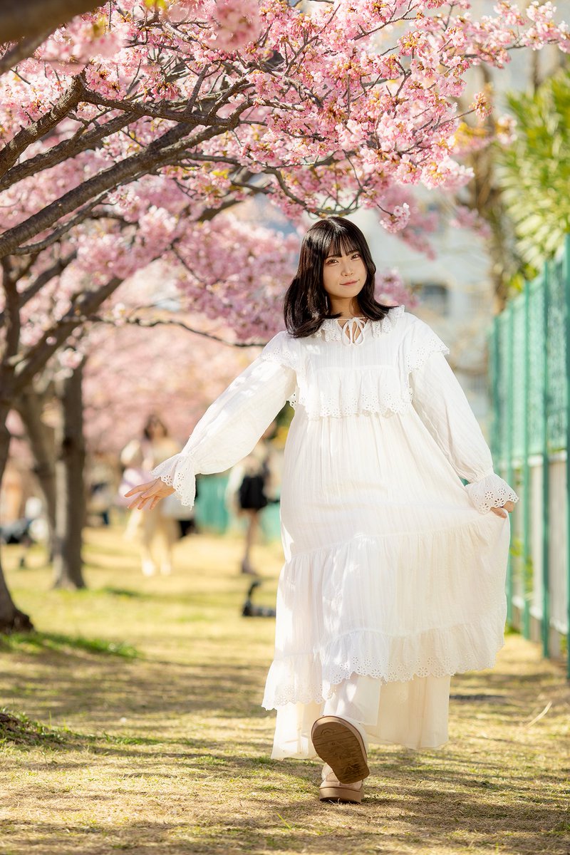 蒼井ハルさん 🌸 @aoiharu_168 #portrait #ポートレート #河津桜