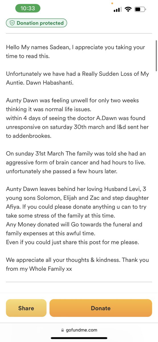 Heartbreaking to hear of the loss of a dear friend, ex colleague and a teacher in our Luton community, who sadly passed away from an undiagnosed, aggressive form of brain cancer. Please keep her and her family in your prayers ❤️🥺 and donate to the GoFundMe link in my profile bio