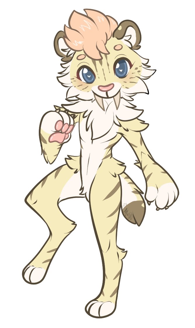let's play "will i ever have a consistent style?" (answer is no) #furry #furryart #sabertooth