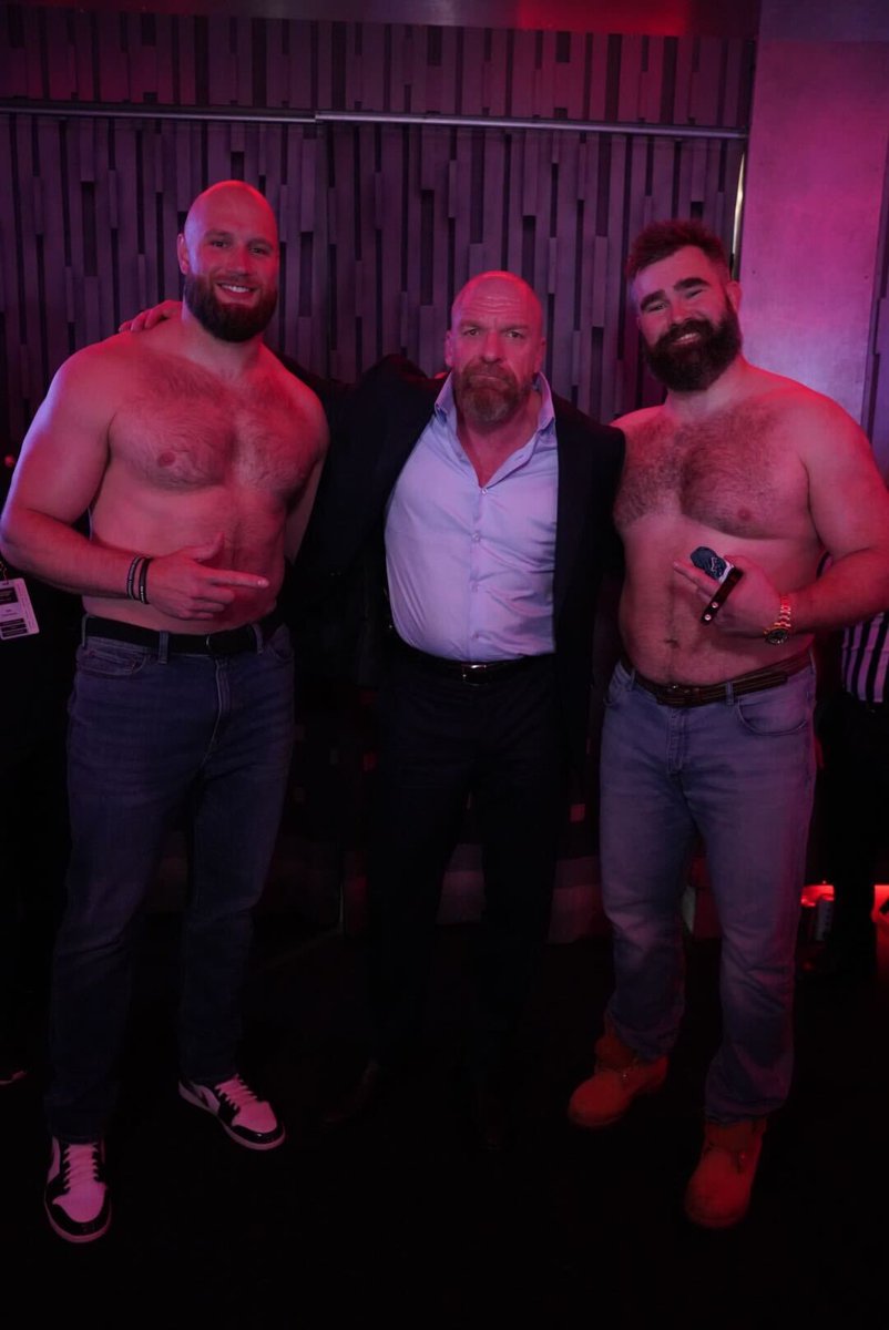 Triple H (@tripleh) on Twitter photo When #WrestleMania XL takes over Philly, youโre bound to see some <a href="/Eagles/">Philadelphia Eagles</a>. <a href="/LaneJohnson65/">Lane Johnson</a> <a href="/JasonKelce/">Jason Kelce</a> When #WrestleMania XL takes over Philly, youโre bound to see some <a href="/Eagles/">Philadelphia Eagles</a>. <a href="/LaneJohnson65/">Lane Johnson</a> <a href="/JasonKelce/">Jason Kelce</a>