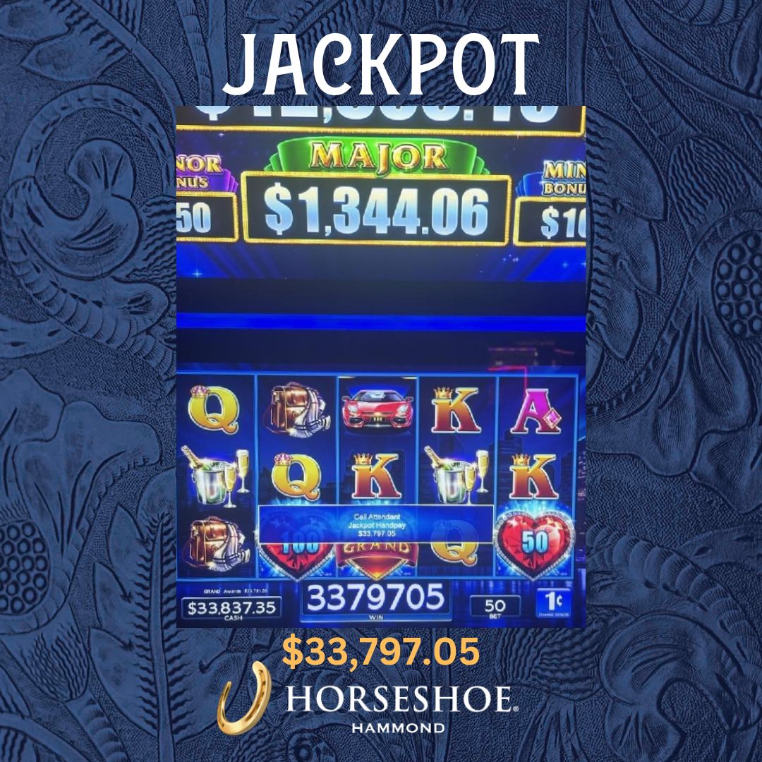 HorseshoeHammnd's tweet photo. ๐ ๐ฐ ๐ฅ This #LUCKY #CaesarsRewards #Winner turned a $.50 cent spin into a $33,797.05 #JACKPOT during a bonus on #LockItLink! Congratulations!
Know When To Stop Before You Start.ยฎ Gambling Problem? Call 1-800-9-WITH-IT. ยฉ2024, Caesars License Company, LLC.
#horseshoehammond https://t.co/uii62eK8Zh