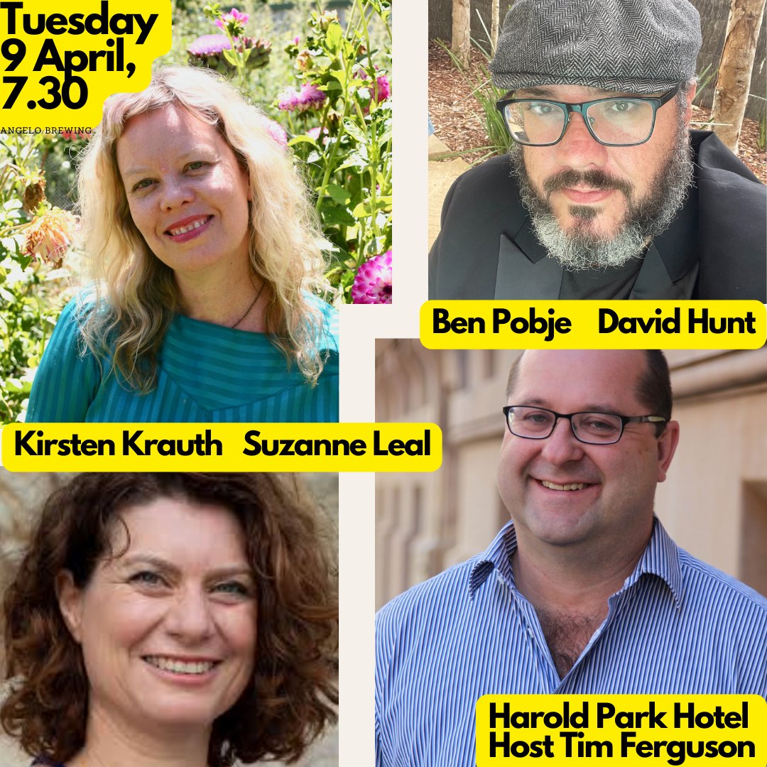 Excited to be heading to Sydney to Tim Ferguson's author event @ Harold Park Hotel. Talking about Almost a Mirror & Into Your Arms: Nick Cave's Songs Reimagined. Suzanne Leal, David Hunt, Ben Pobje & I will be telling stories in an evening of laughs, cheekiness and big ideas!