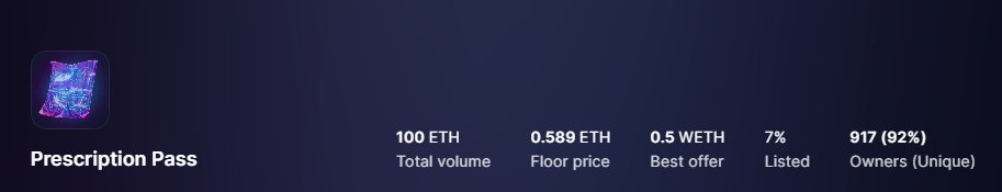 kimyg002's tweet photo. $Onchain Pill WL giveaway (9 spots)

- Prescription : 소각하여 무료로 Pill 1개 구매 가능(확정) or 최대 3개, 유료 민팅
- Pill WL : 선착순으로 구매가능 (최대 3개, 유료 민팅)
* 이게 지금 이벤트 하는거
- 퍼블릭 : 선착순으로 구매가능 (최대 3개, 유료 민팅)

해당 민팅 발표 후 Prescription NFT 가격 상승해서 현재 0.589 ETH

NFT 보유자들 대상 토큰 에어드랍있지 않을까 생각중..

How to enter a giveaway
1. Follow : @onchaincoin + @kimyg002 
2. ♥ + RT + Comment : https://t.co/aXHWj6xW35
3. Submit a Google Form : https://t.co/4LjSNiNLhK

⏳ 7Hours